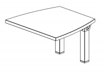 Конференц-стол,  боковая часть