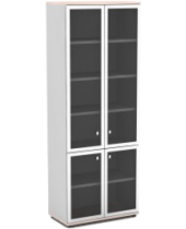 Шкаф со стеклом в алюминиевом профиле V-612
